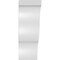 Ekena Millwork 5 1/2-in. W x 8-in. D x 16-in. H Funston Architectural Grade PVC Knee Brace BRCP055X08X16FST - alternate 4